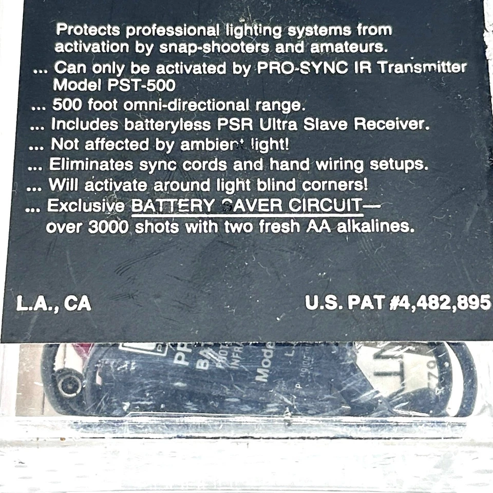 1 Wein 4 Channel PSR-500 Pro-Sync Batteryless Protected Infra-Red Receiver - Image 2 of 4