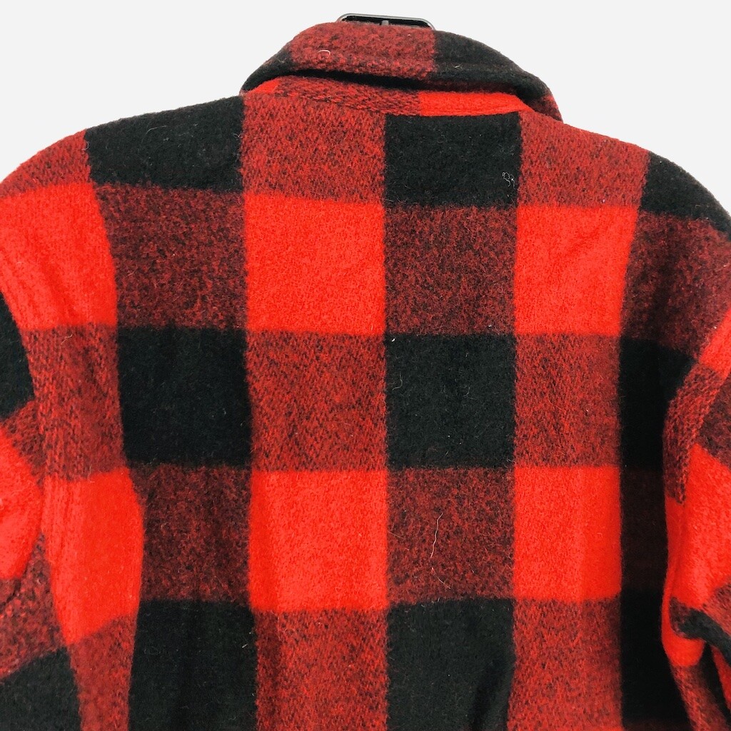 EDDIE BAUER / 80s/バッファロージャケット/--/ウール/RED/チェック Vintage Eddie Bauer Legend Men's Red Buffalo Check Wool Lumber