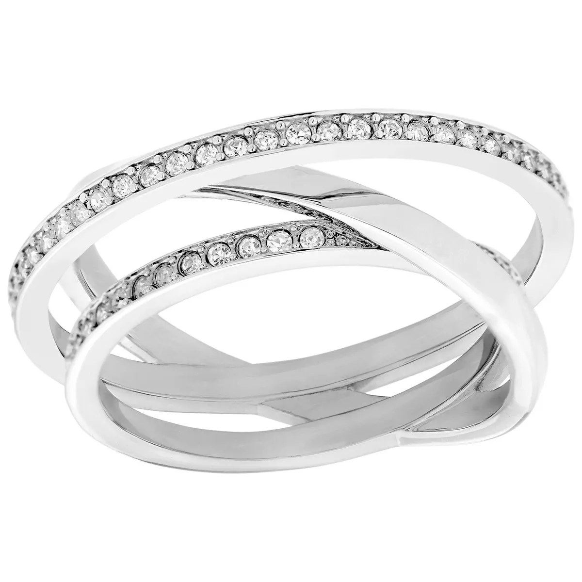 Spiral swarovski ring clearance