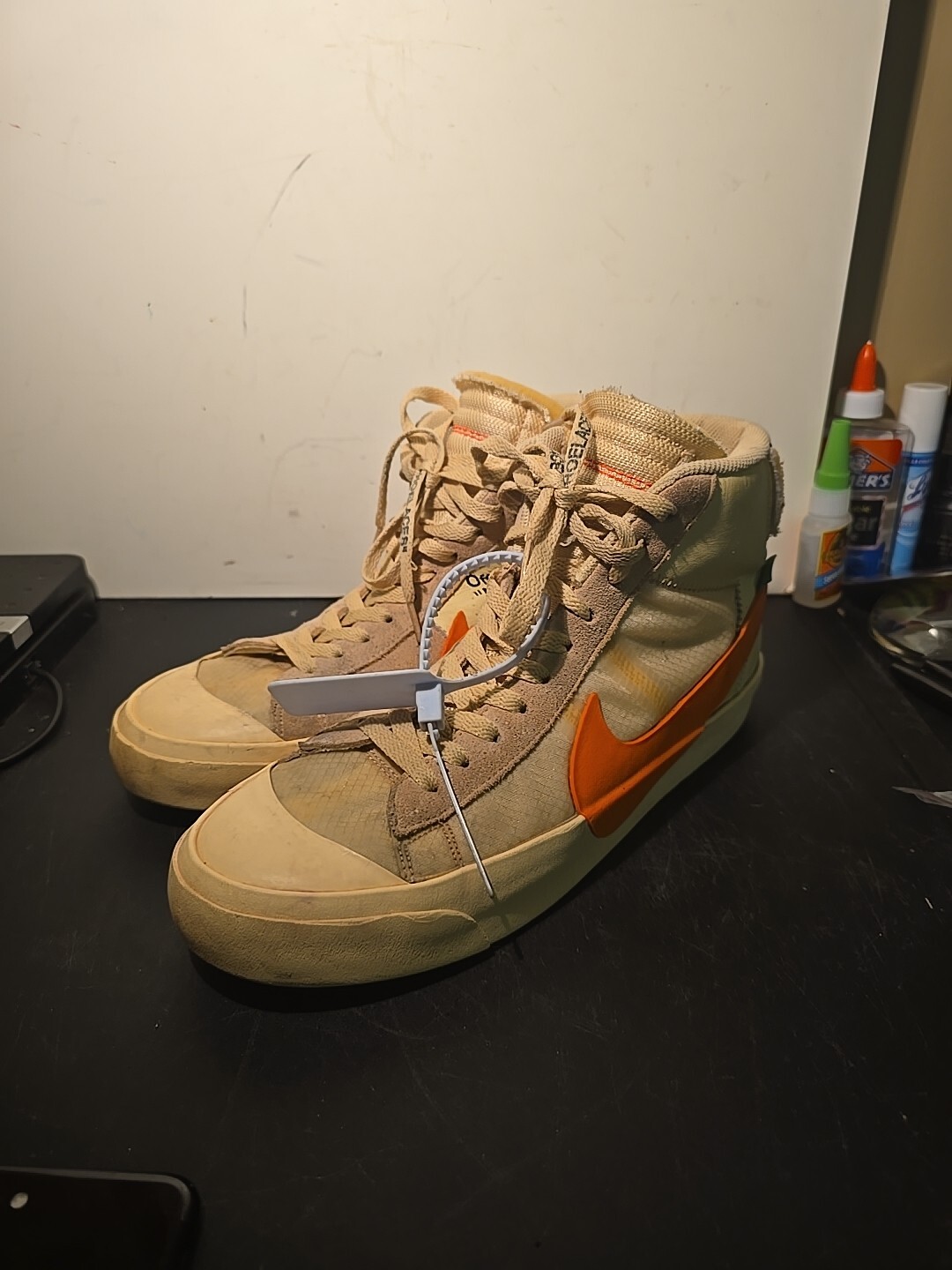 OFF WHITE X NIKE Taglia 9 5 Nike Off White x Blazer Mid All Hallows Eve