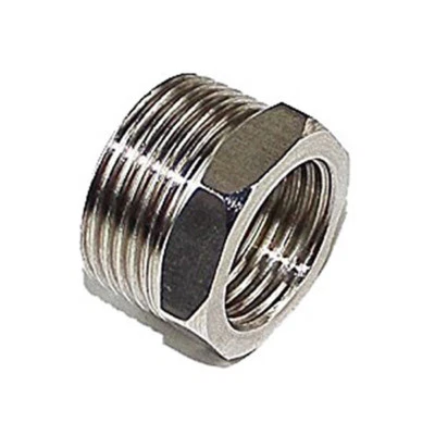 SOYTICH Raccordo filettato in acciaio inox filettatura esterna 3/4" AG su filettatura interna 1/2" (filettatura 04)