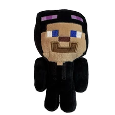Minecraft Happy Explorer Steve Enderman Plush Mojang Jinx 2019 20cm 8" Black