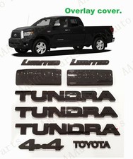 Overlay Gloss Black Door Rear Tundra V8 Toyota 4x4 Limited Emblem 2007-13 Tundra Overlay Gloss Black Door Rear Tundra V8 Toyota 4x4 Limited Emblem 2007-13 Tundra