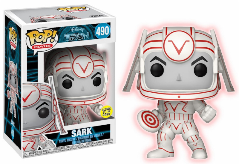 Tron Sark Glow In The Dark Pop! Vinilo - Nuevo En Stock