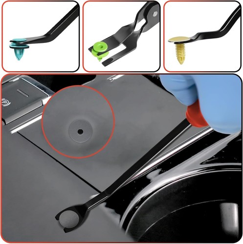 3 Pcs Auto Clip Pliers Set and Fastener Remover,Car Trim Rivet Removal Pry Tool - Picture 5 of 9