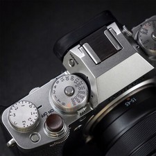 Wood Camera Hot Shoe Cover Shutter Release Button Cap Kit For Fujifilm X100