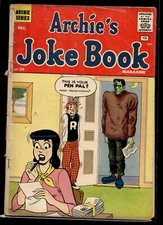 1961 Archie's Joke Book #59 Frankenstein Archie Comic