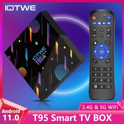 Smart TV BOX 2024 Android 11.1 Allwinner H616 Quad-Core WIFI Media Player DE Neu