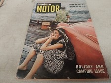Jan 1956 Modern Motor Magazine Mercedes Benz 190SL Peugeot 403