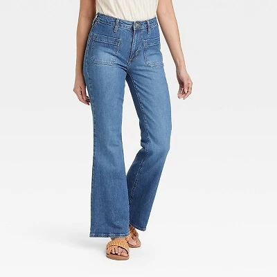 Women's High Rise Flare Jeans