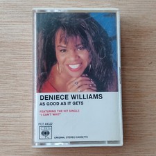 DENIECE WILLIAMS -As Good As It Gets- Rare 80s Malaysia Cassette