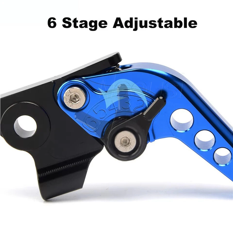 For Yamaha FZ8 FZ-8 FAZER 2011-2015 CNC Short Brake Clutch Lever Handlebar Grips - Изображение 4 из 4