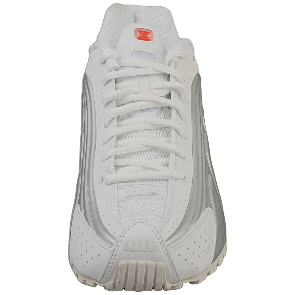 Nike Shox R4 Scarpe da Donna Bianche Argento - Immagine 3 di 4