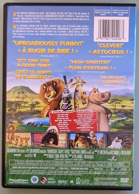 ∧ucifer リュシフェル ～Film～ESCAPE 2 DVD Madagascar: Escape 2 Africa (DVD, 2009, Canadian, Full Screen) | eBay