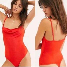New Free People Cowls In The Club Bodysuit in Love Glare Size XS