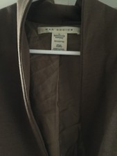 brown jacket blazer office work outfit women suit jacket s/m