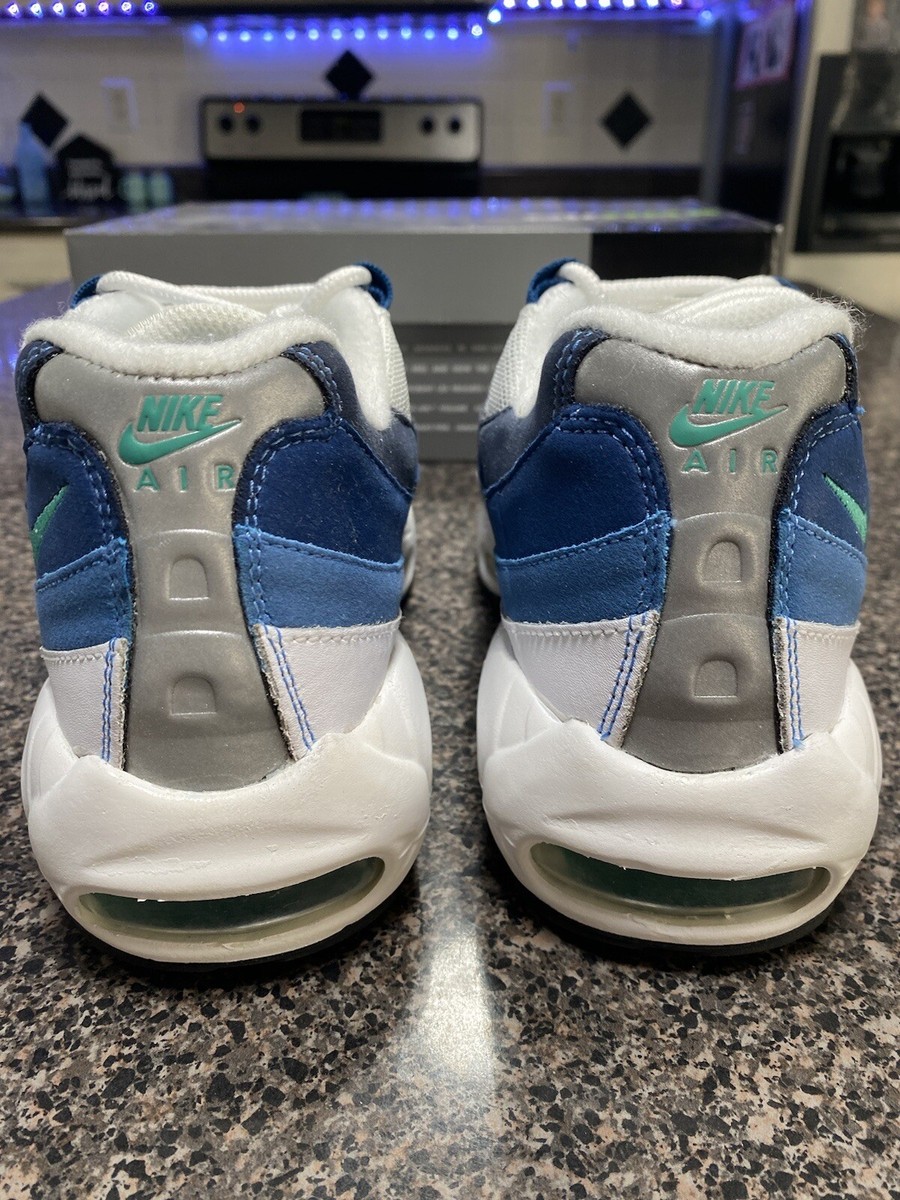 nike air max 95 white slate blue