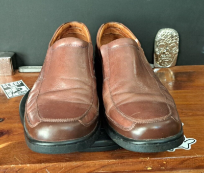 Gravity Defyer Shoes Mens 12.5 Leather Slip On Brown  display picture 1