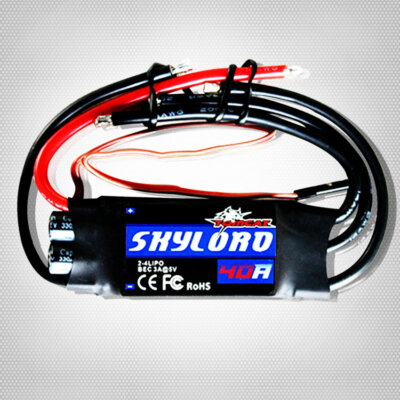 Dynam Skylord ESC 40A Switch UBEC 5V 3A for Brushless RC Airplane Helicopter