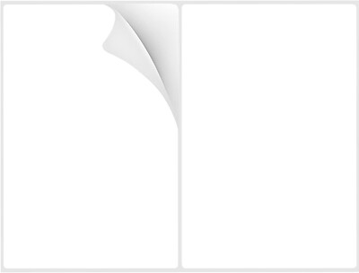 8-1/2'' × 5-1/2'' Labels 200Pcs Sheet /Ink Jet Printer Of Pack 100 Sheet