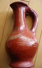 JARRÓN MODERNO MOD ARTE POPULAR CERÁMICA RARO MEXICANO MEXICO DISEÑO OCOTLÁN TLAXCALA