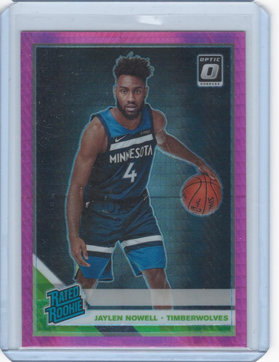 Jaylen Nowell 2019-20 Donruss Optic #155 Hyper Pink RC Minnesota Timberwolves