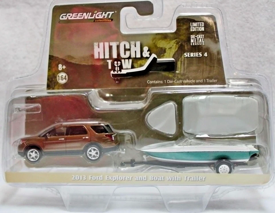 2015 GREENLIGHT Hitch & Tow Series 4- 2013 Ford Explorer and Boat with Trailer - Image 2 of 4