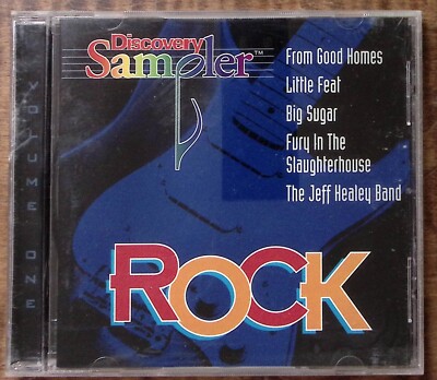 DISCOVERY SAMPLER ROCK LITTLE FEAT JEFF HEALEY BAND BIG SUGAR MORE  CD 4281