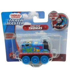 Thomas the Tank Engine Track Master Paint Splat Thomas Push Along New Free Ship