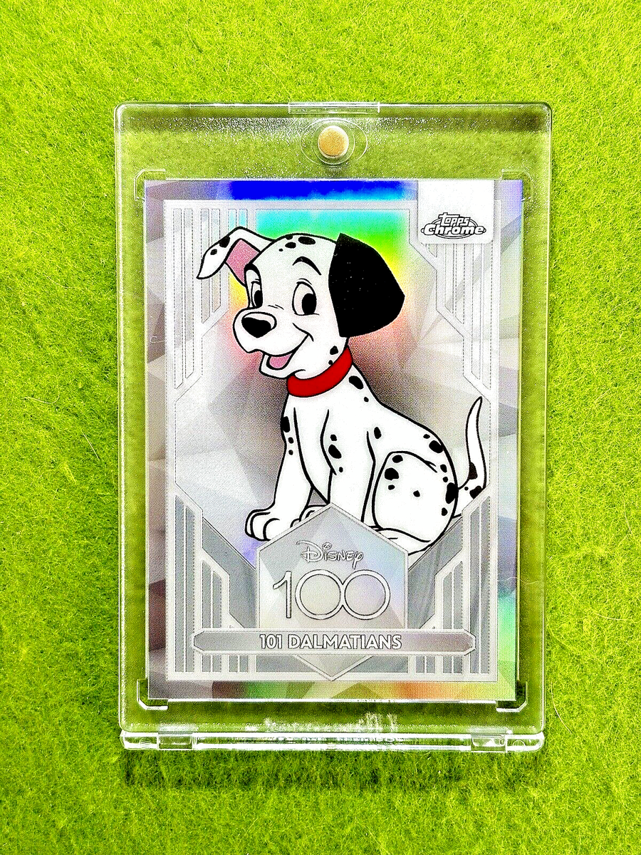 Disney 100 REFRACTOR 101 DALMATIANS Card 2023 Topps Chrome LORCANA