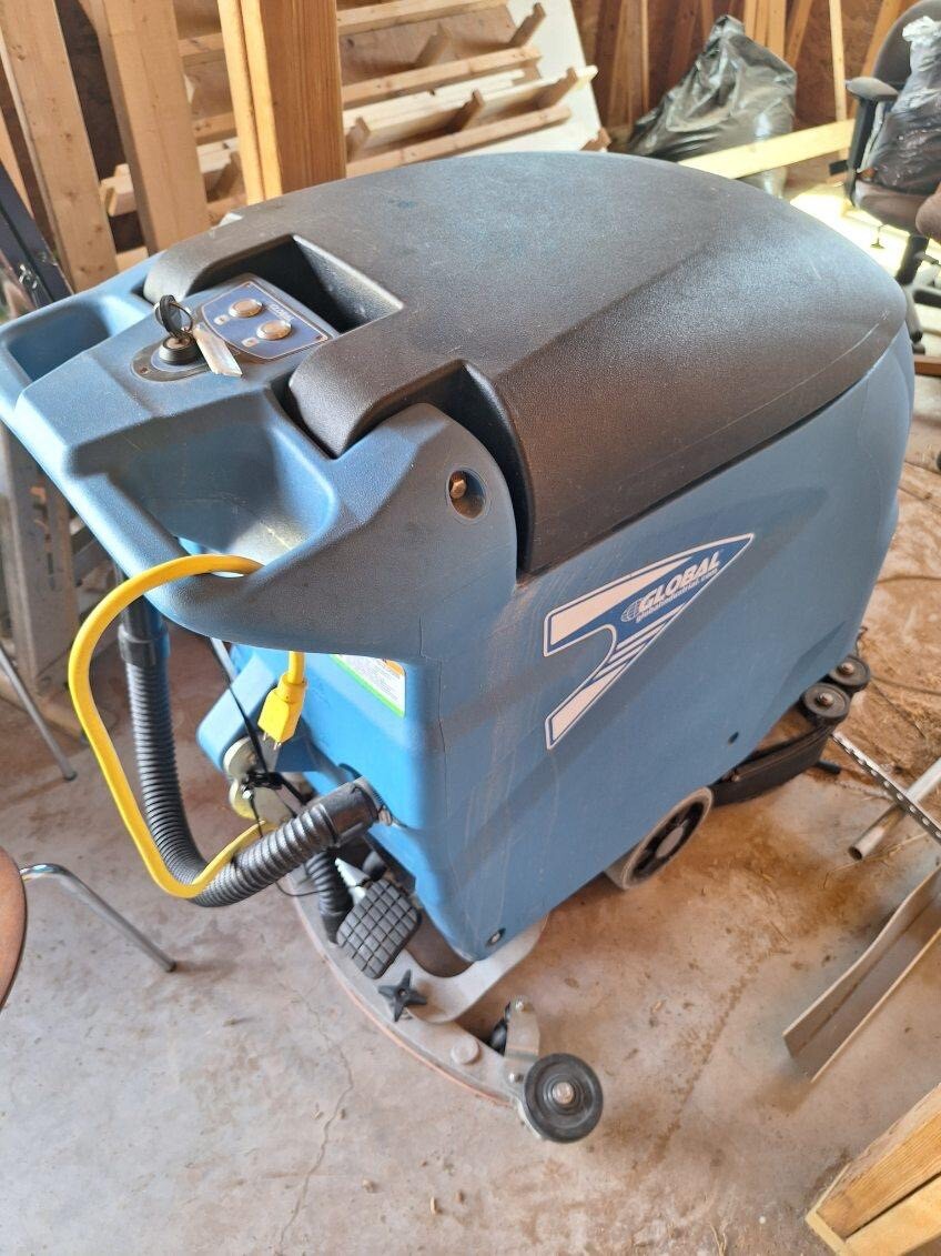 Global Industrial Walk Behind Scrubber Model #261990 | eBay