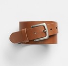 NEW Gap Classic Trouser 676 Cognac Brown Leather Buckle Belt Men's Size 32