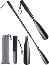 Telescopic Shoe Horn 16"-38", Long Handle Aluminum Alloy Shoe Helper