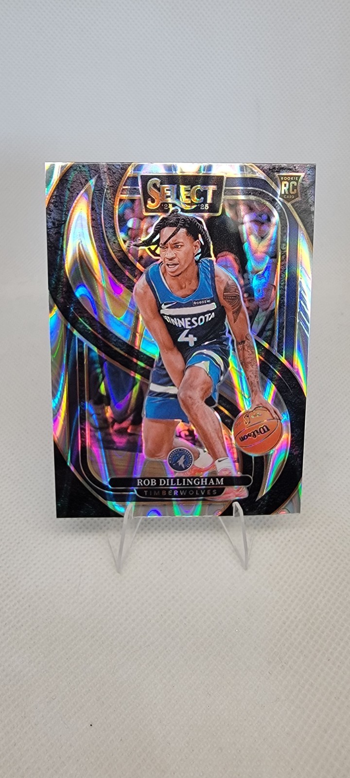 2024-25 Select Basketball Rob Dillingham RC Silver Raywave #187