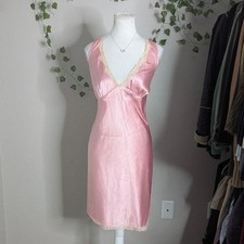 coquette midi slip pink vintage babydoll dress - victoria's secret - XL