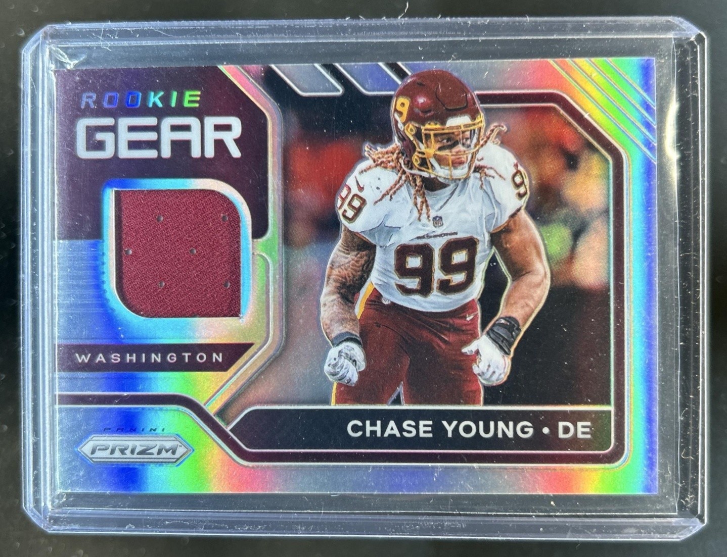 Chase Young Panini Prizm Rookie Gear Relics #15 Base