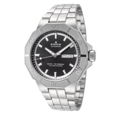 Edox Men's Delfin The Original 43mm Automatic Watch 88008-3M-NIN