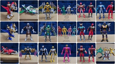 Mighty Morphin Power Rangers Actionfiguren - Multi Listing - SPD, Mystic, DIN