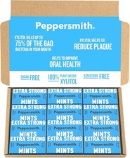 Peppersmith - Extra Strong Mints - Sugar Free Mints - 100% Plant Based Xylitol