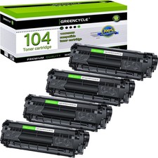 4PK CRG104 fits for Canon 104 FX9 FX10 Toner ImageClass MF4150 MF4350D D420 D480