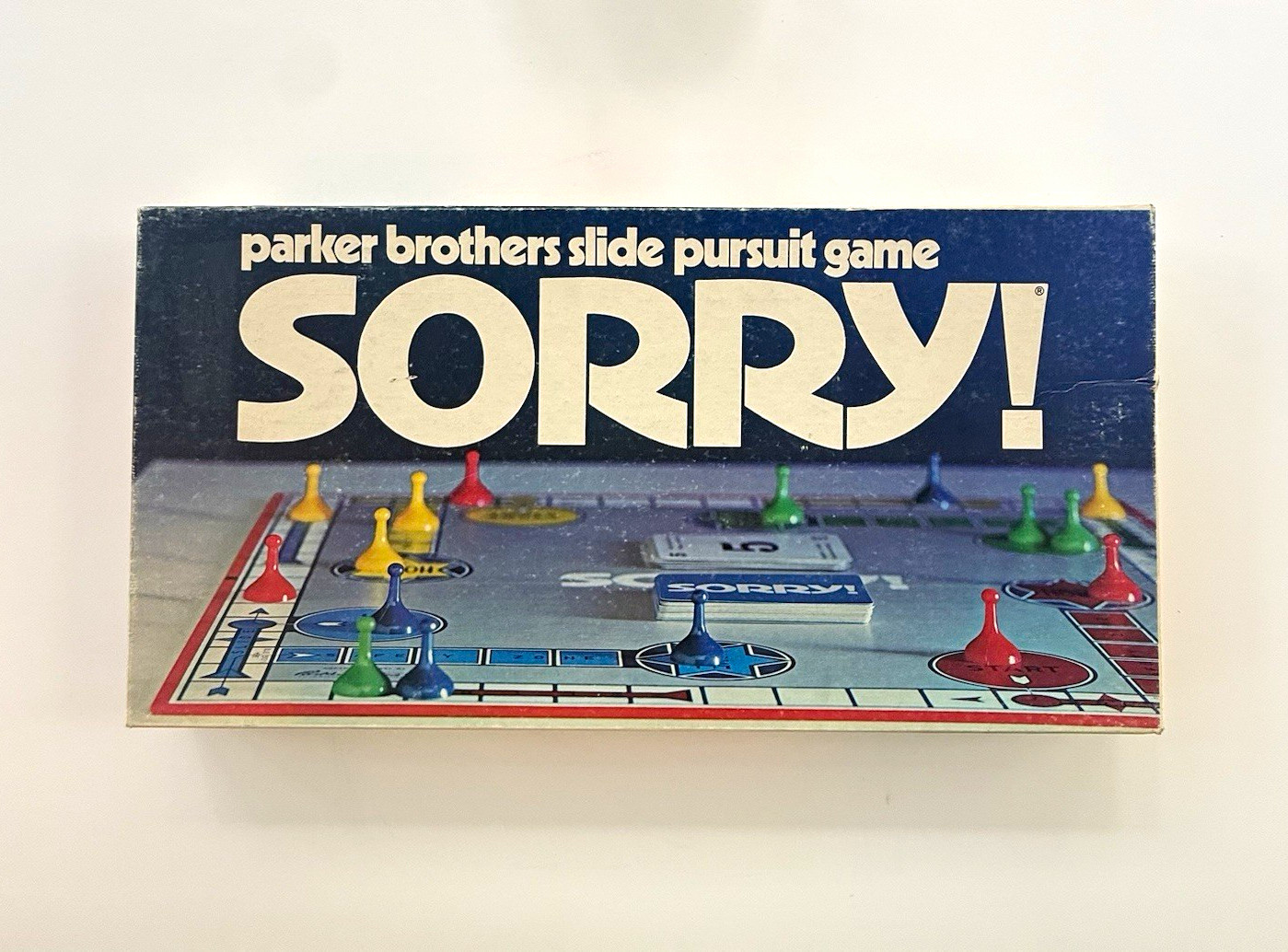 Parker Brothers Sorry! Slide Pursuit Vintage Board Game Complete - 2+ Players