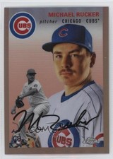 2023 Chrome Platinum Anniversary Rose Gold Refractor 70/75 Michael Rucker 5f8