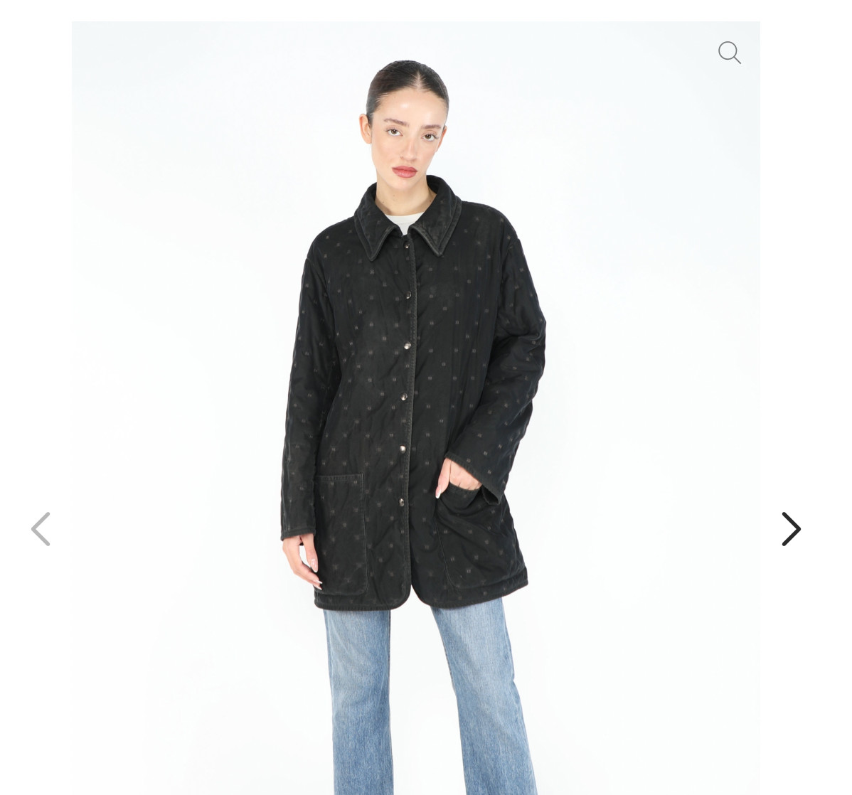 Vintage Hermès by Martin Margiela Brushed Quilted Jacket, Size 40