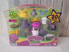Fisher Price Barney s World Dress Up Barney 20 Pc Set Ages 2 NEW in Box