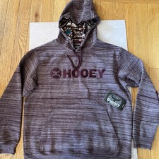 Hooey Men s XL Lock Up Western Burgundy Heavyweight Hoodie. Designed In Texas.