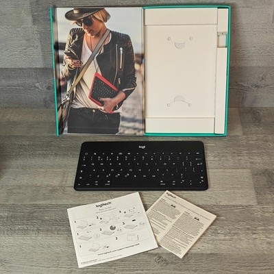 Logitech Keys-To-Go Bluetooth Mini Tastatur für Apple Windows Android Geräte