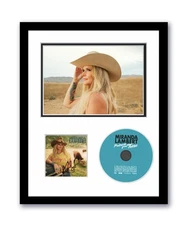 Miranda Lambert Autograph Signed 11x14 Framed CD Photo Postcards From Texas ACOA