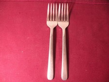Set Of 2 Oneida HERA Salad Forks 18/10 Stainless 7 1/8"