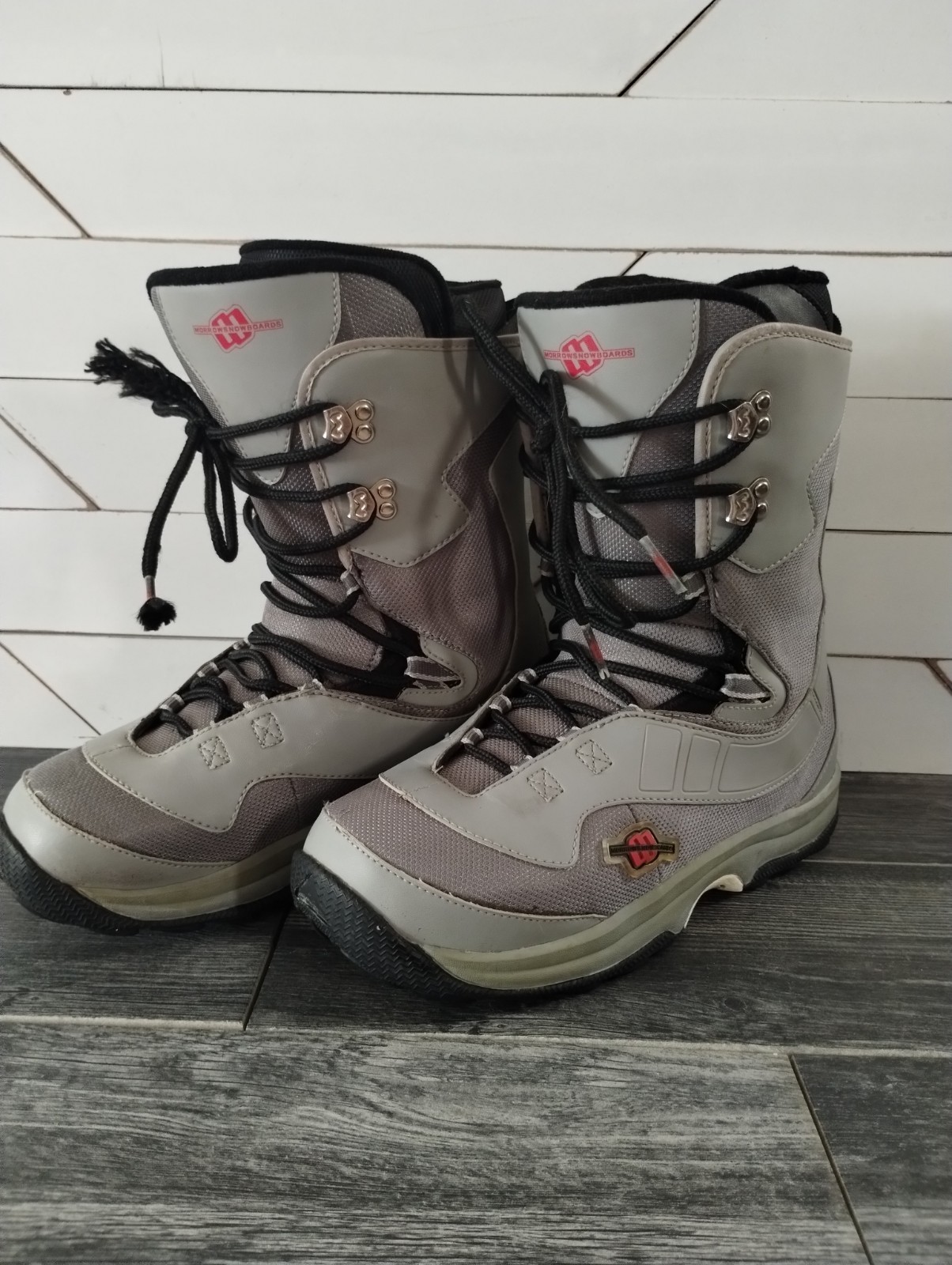 SALOMON Scarponi da sci snowboard Morrow uomo taglia 10 grigio isolato attrezzatura invernale