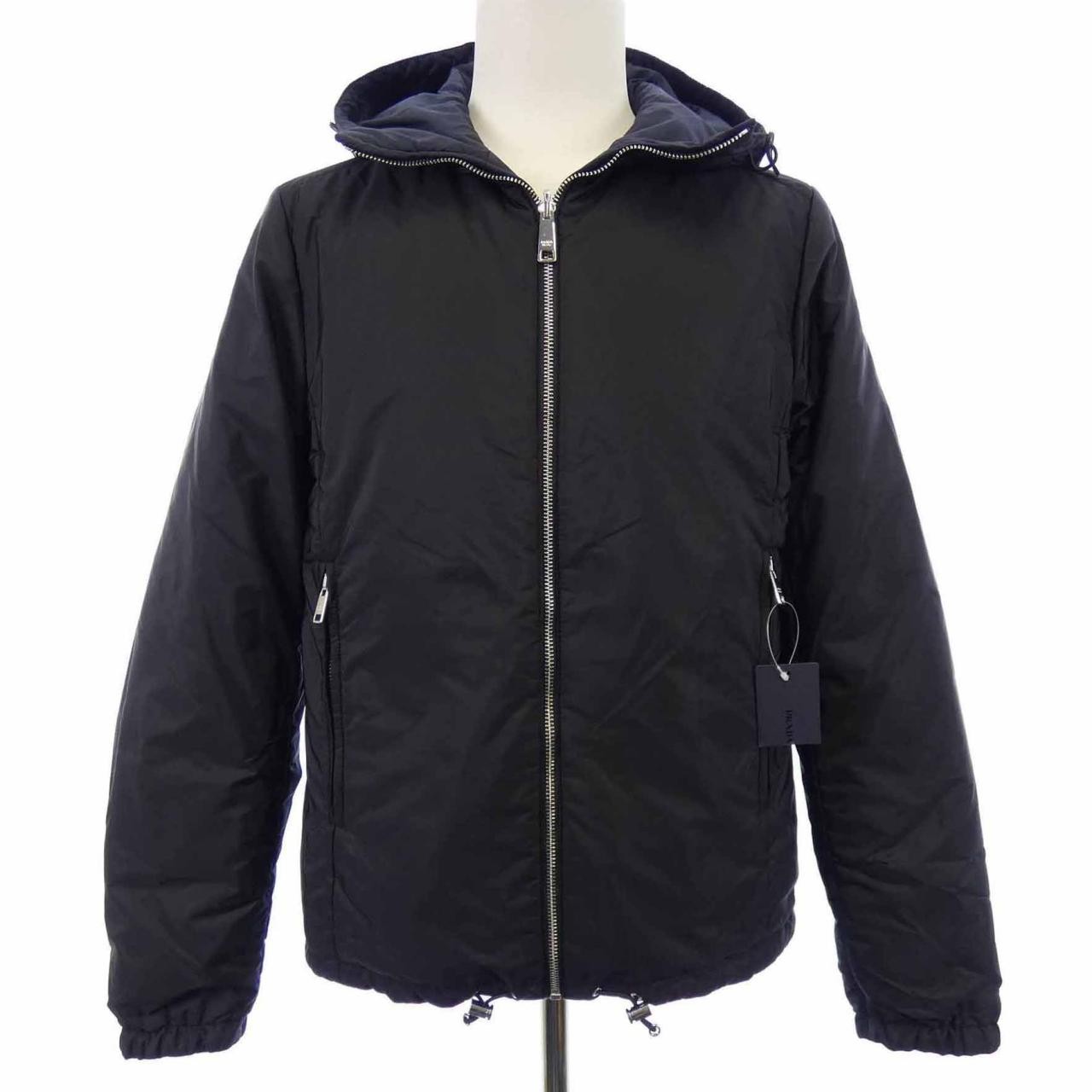 Authentic PRADA PRADA Triangle Logo SGB224 R192 Q04 Blouson #241-004-004-1280